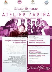 Inaugurazione Atelier Sarina - Locandina