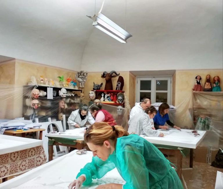 Presepe Monumentale Associazione Sarina - lavori in corso